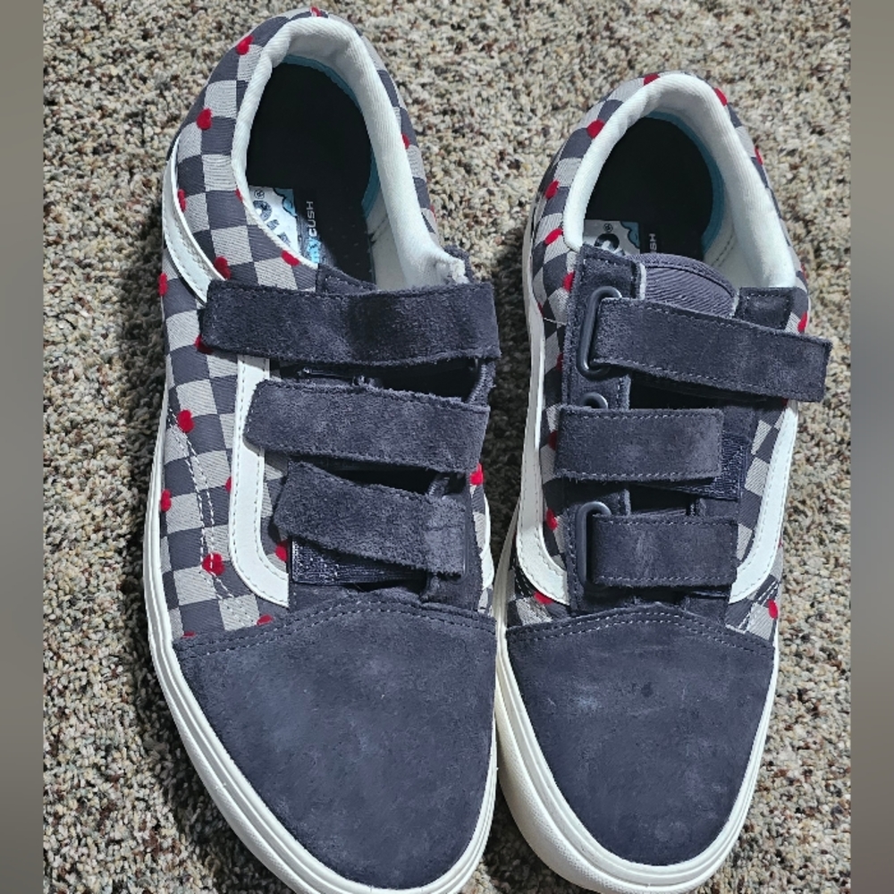 Vans velcro shoes